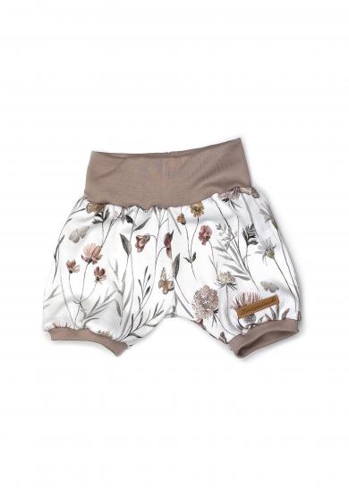 kurze Harem Pant Rib Schmetterlinge 