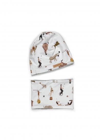 Set Beanie Loop Zirkus 