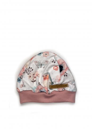 Bündchenmütze Lovely Bird weiß 