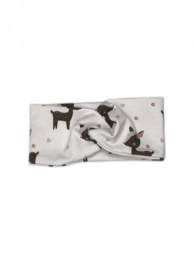 Stirnband Rehe weiß 