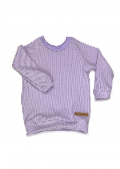 Shirt Basic Line Rib lavendel dove 