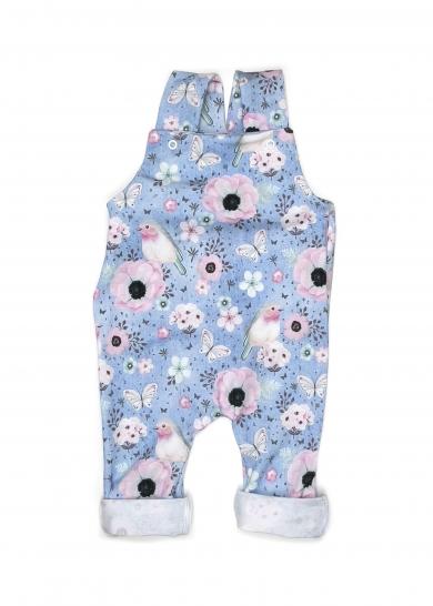 Latzhose Lovely Bird blau 