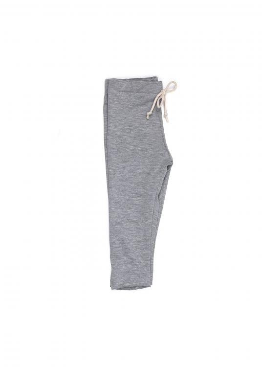 Leggings Jersey grau meliert 