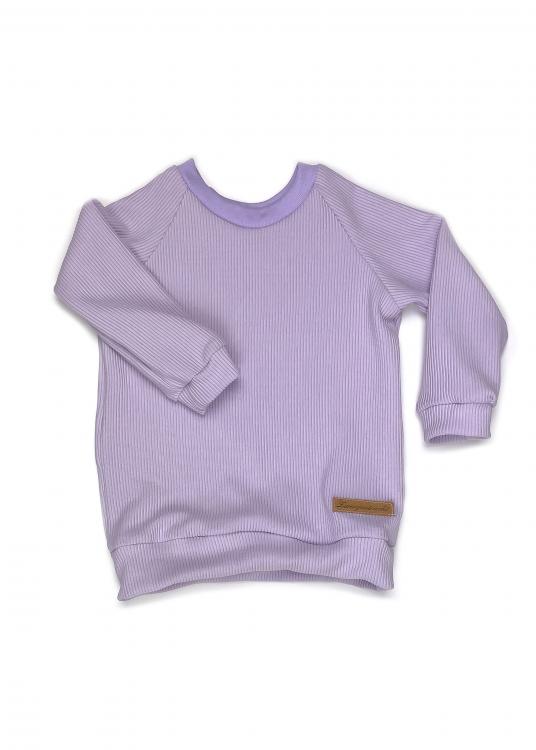 Shirt Basic Line Rib lavendel dove 