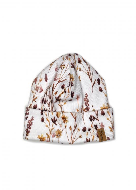 Rib Beanie Flower beere 