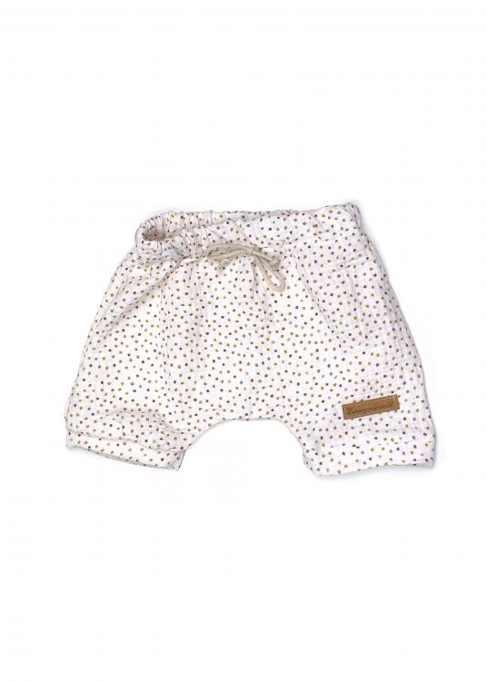 Sommershort Musselin Dots berry 