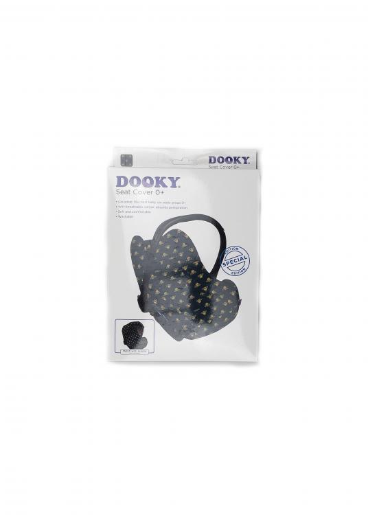 Dooky Hoody - Schutzbezug für Babyschale,  little bee navy 