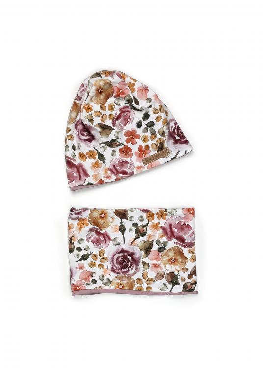 Set Beanie Loop Flower Garden 