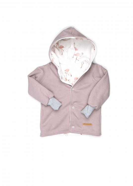 Jacke Wintersweat rosa / Flamingo 