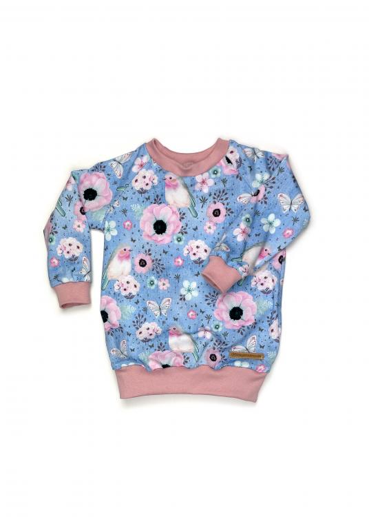 Shirt Lovely Bird blau 